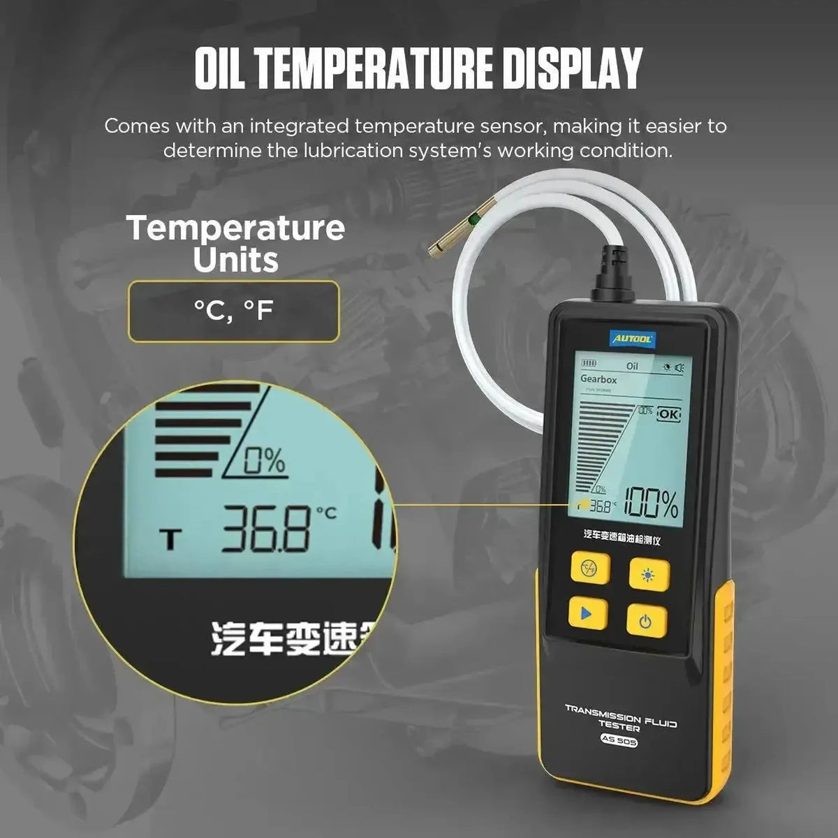 Autool AS505 | Tester transmisního oleje