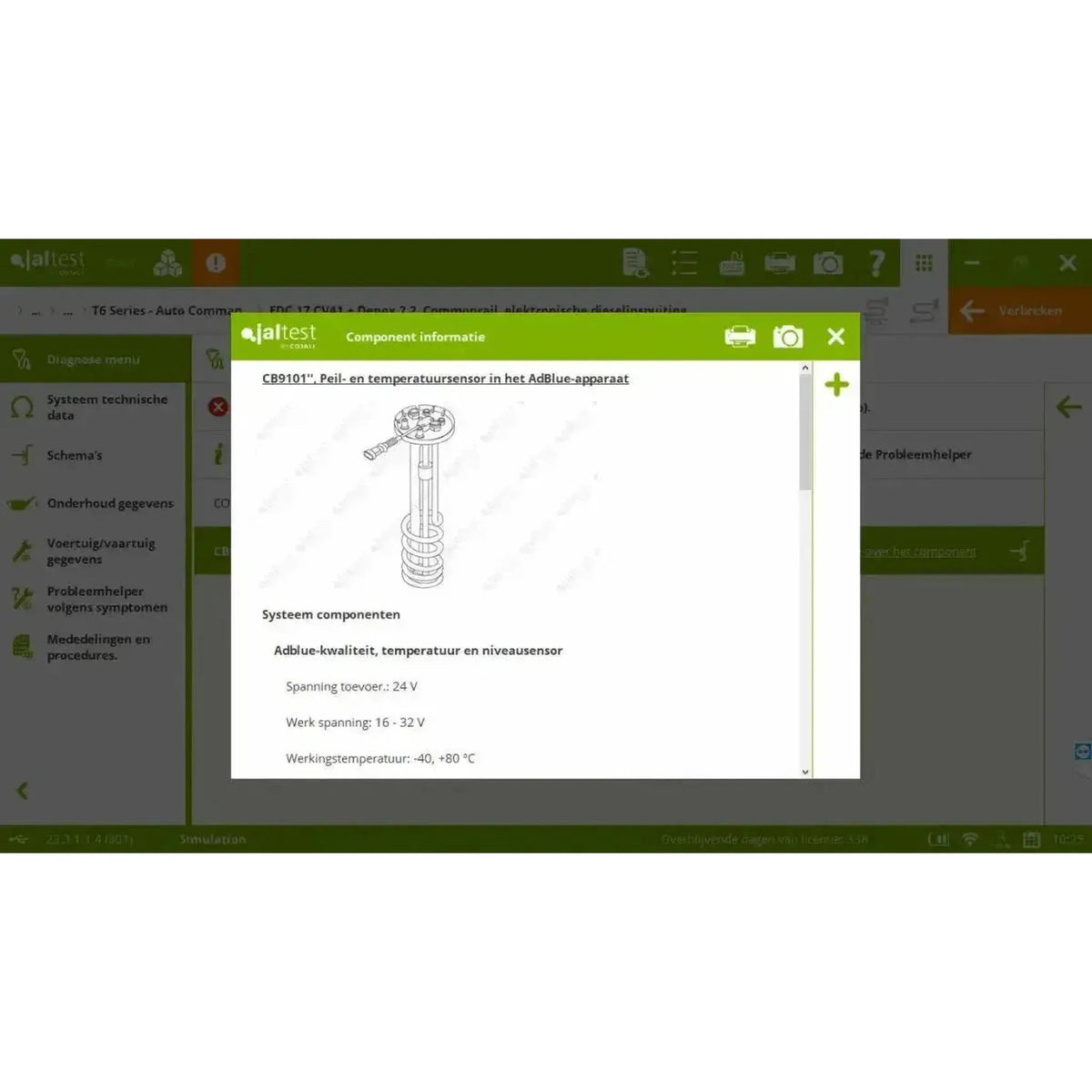 Diagnostický přístroj Jaltest AGV (Agricultural)