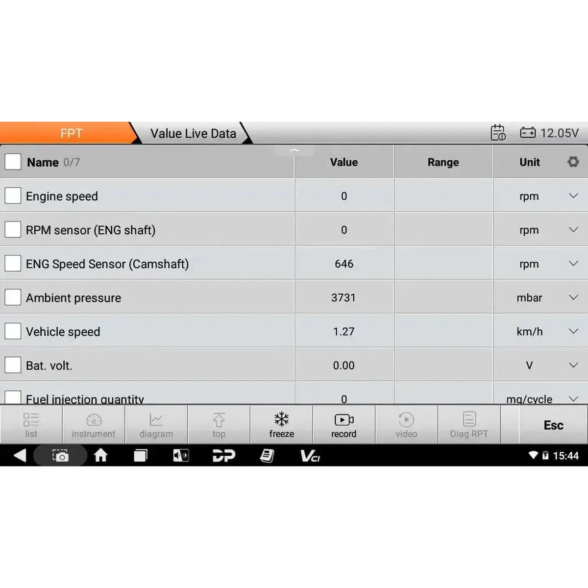 OBDSTAR IScan Pro FPT (Marine) | Diagnostický přístroj | Motorový člun