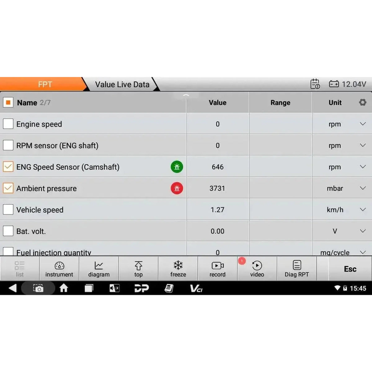 OBDSTAR IScan Pro FPT (Marine) | Diagnostický přístroj | Motorový člun