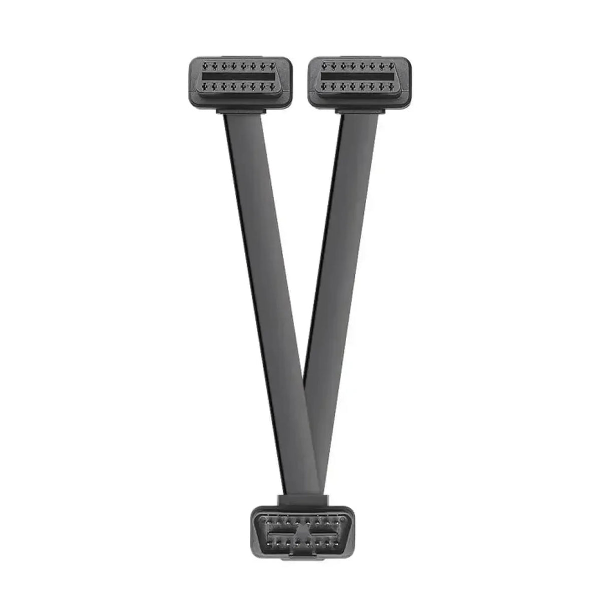 16kolíkový OBD2 plochý prodlužovací a rozdvojevací kabel, sada 2 ks (30 cm) | Rozhraní