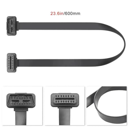 Plochý prodlužovací kabel OBD2 s 16 piny (60 cm) | Rozhraní