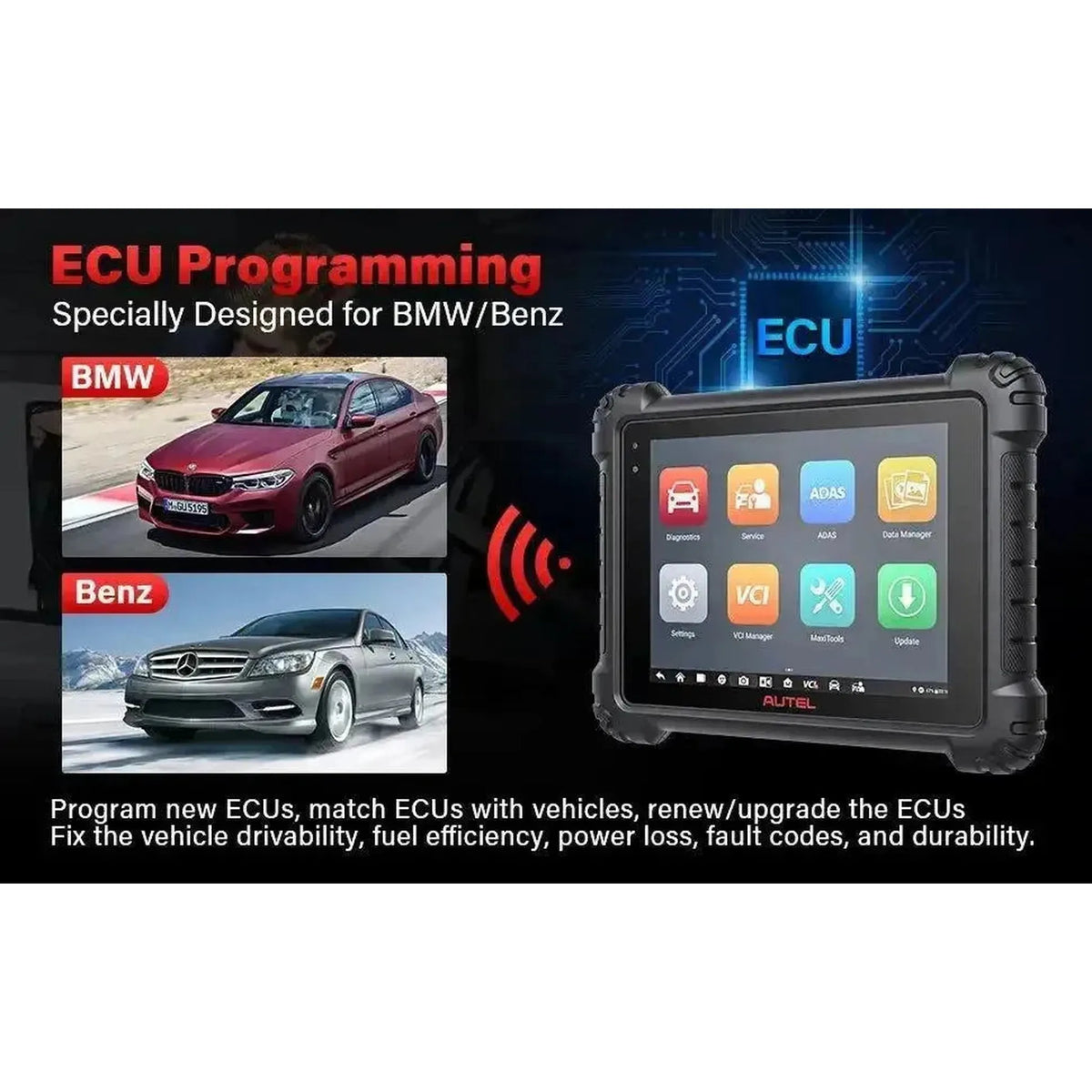 Autel MaxiCom Ultra Lite | Diagnostický přístroj | Automobil