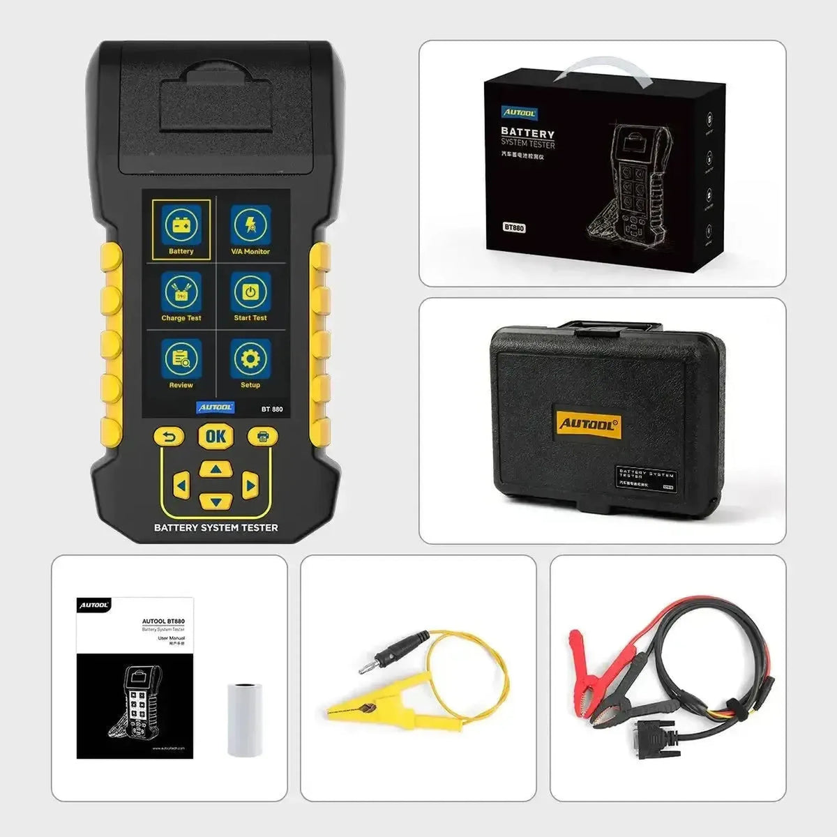 Autool BT880 | Tester akumulátoru