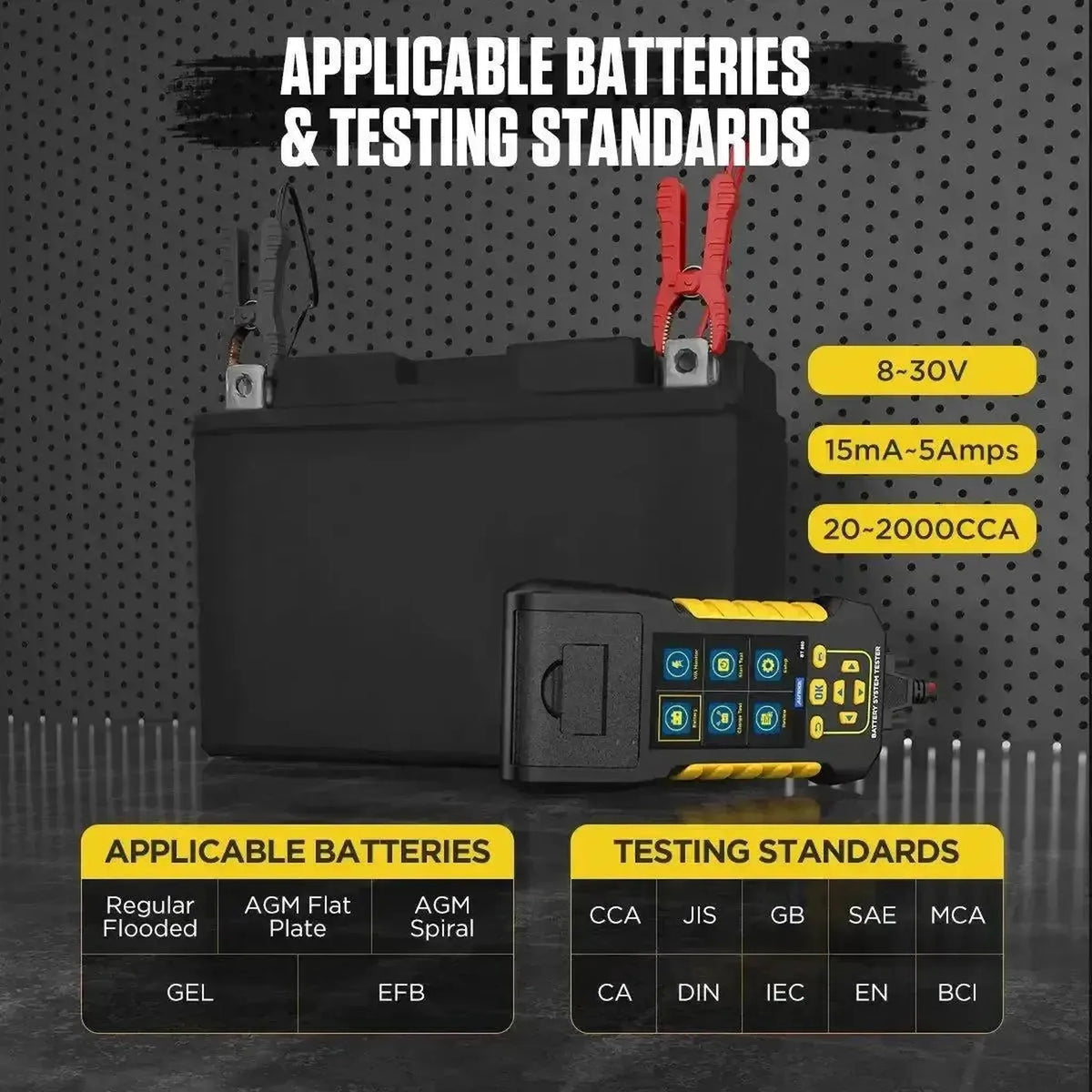 Autool BT880 | Tester akumulátoru