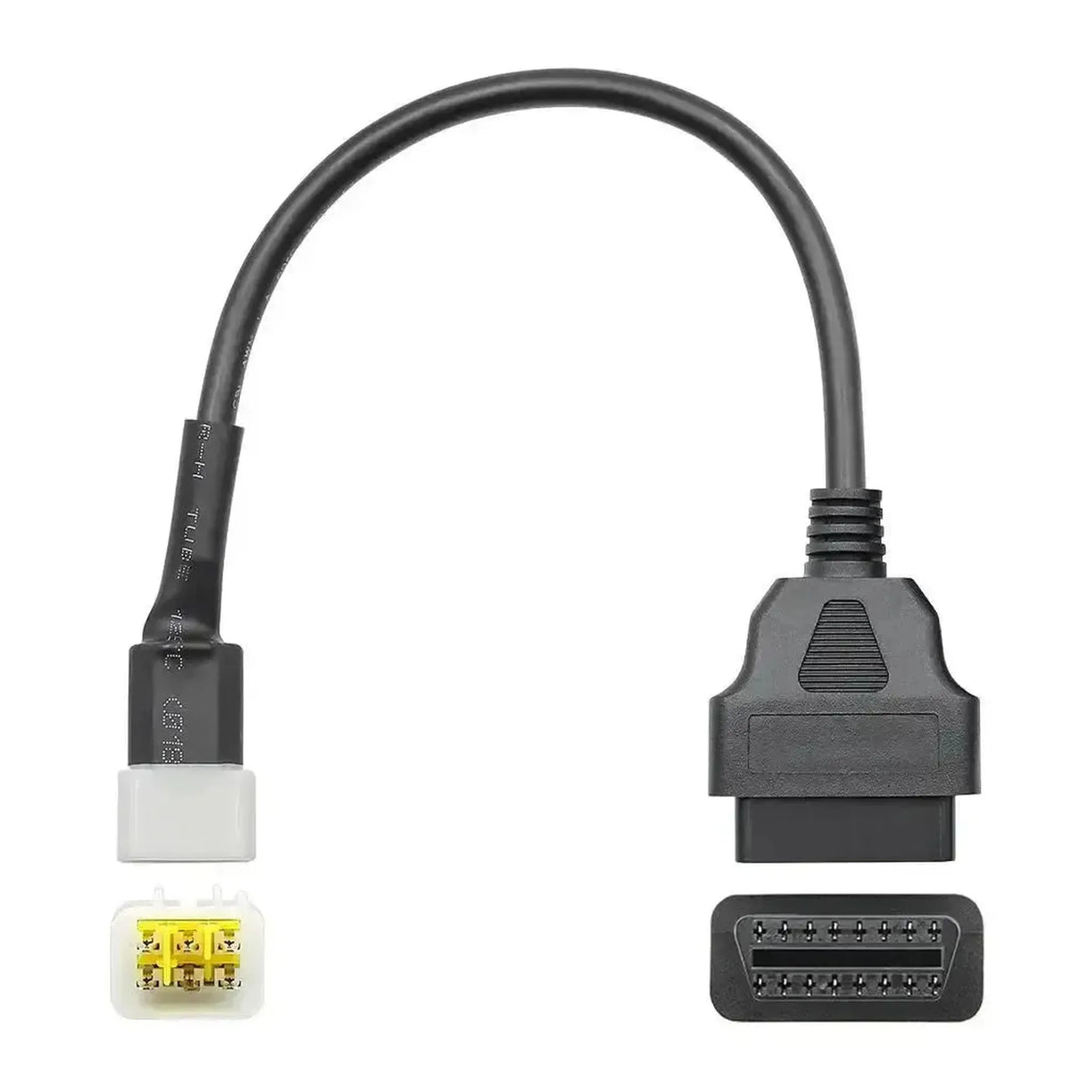 Přechodový kabel Delphi 6-kolíková OBD – 16-kolíková OBD2 | Motocykly