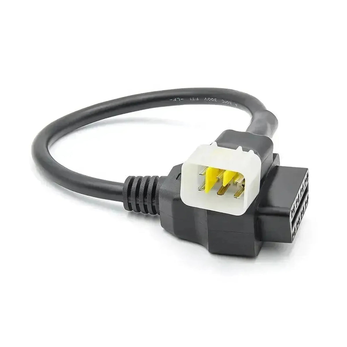 Přechodový kabel Delphi 6-kolíková OBD – 16-kolíková OBD2 | Motocykly