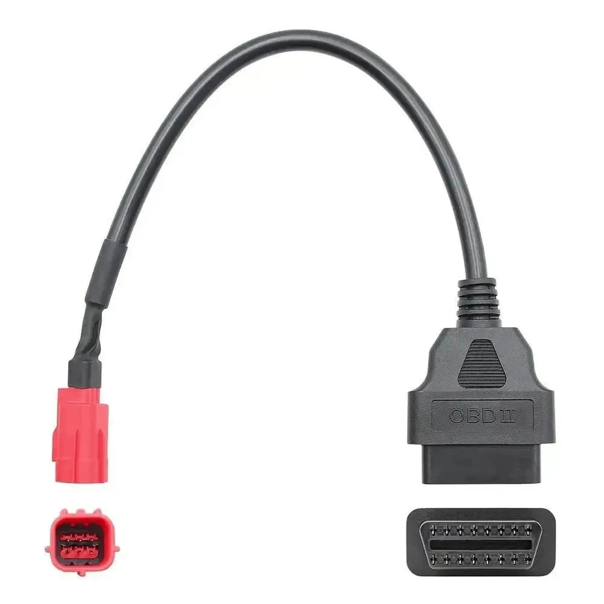 Redukční kabel Euro-V 6 kolíků OBD – 16 kolíků OBD2 | Motorky