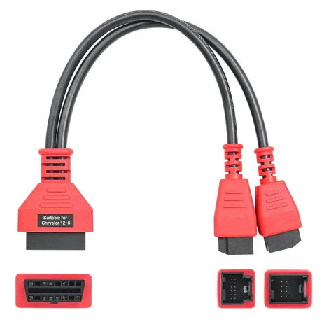 FCA 12+8-pinový SGW – 16-pinový OBD2 adaptér | Osobní automobily