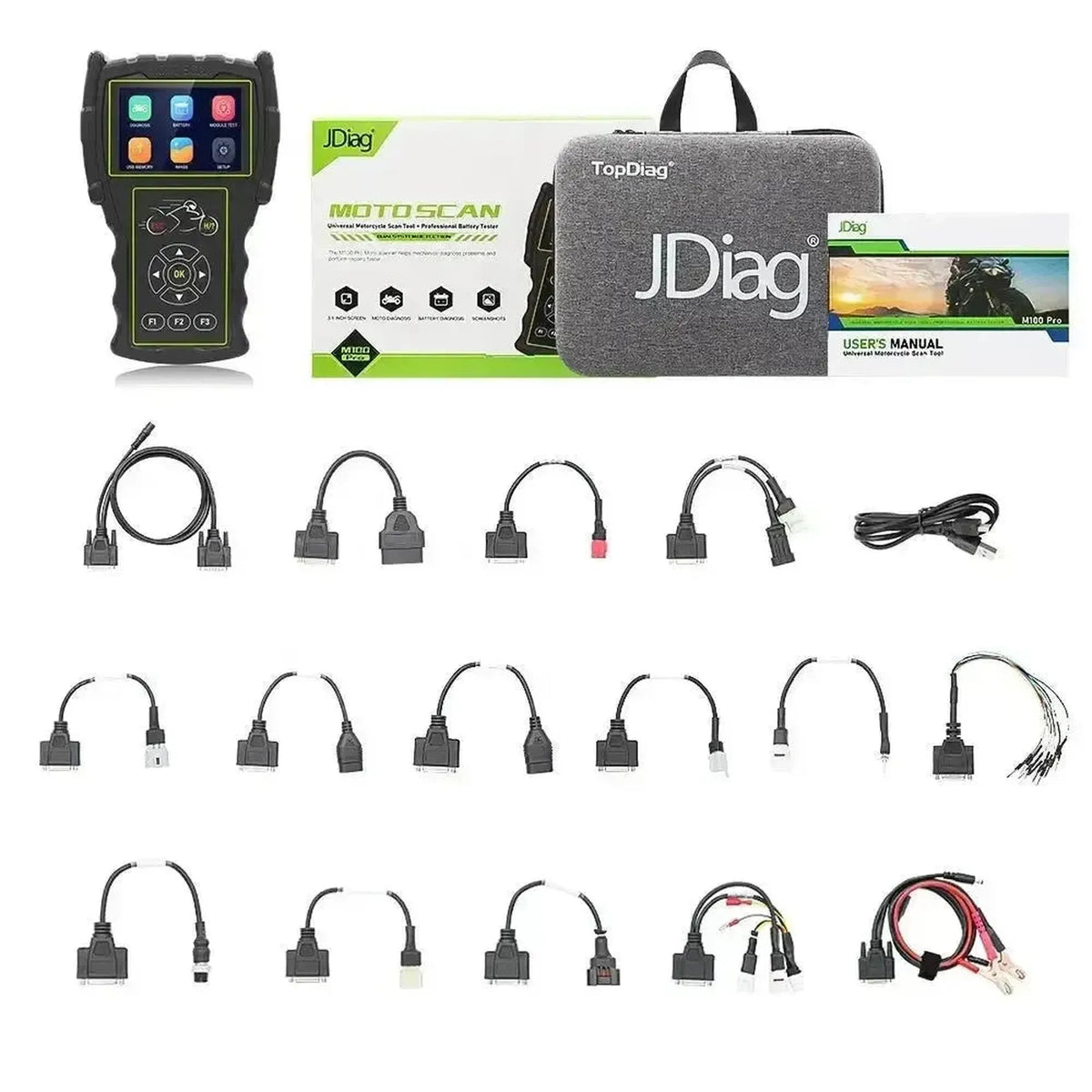 JDiag M100 Pro Full – diagnostický přístroj pro motocykly