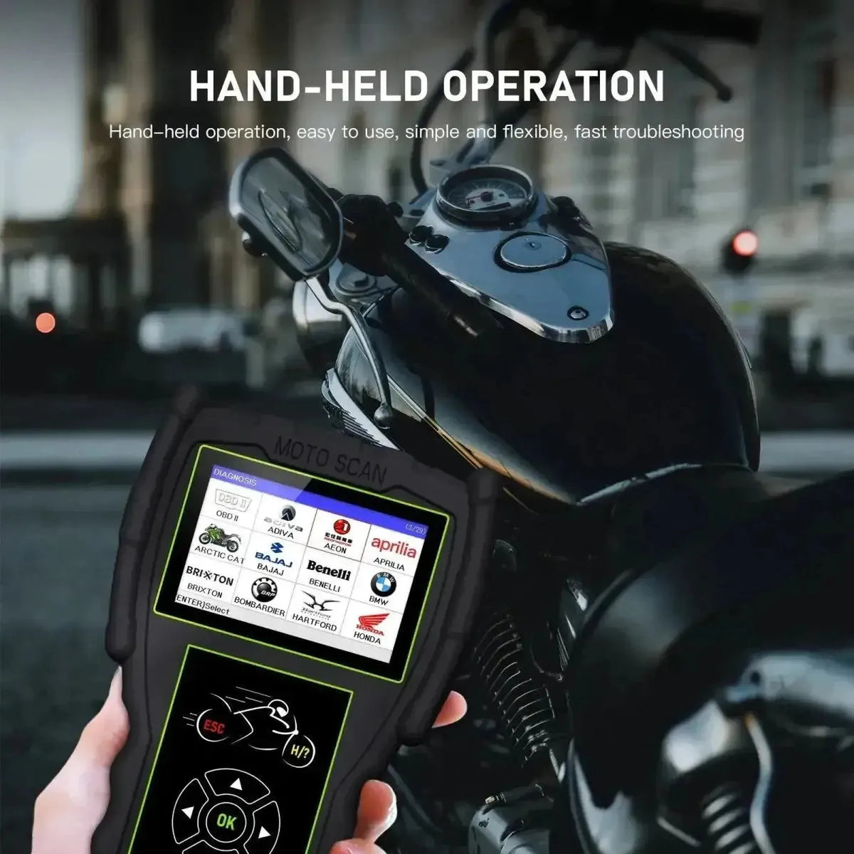 JDiag M100 Pro diagnostický přístroj pro motocykly