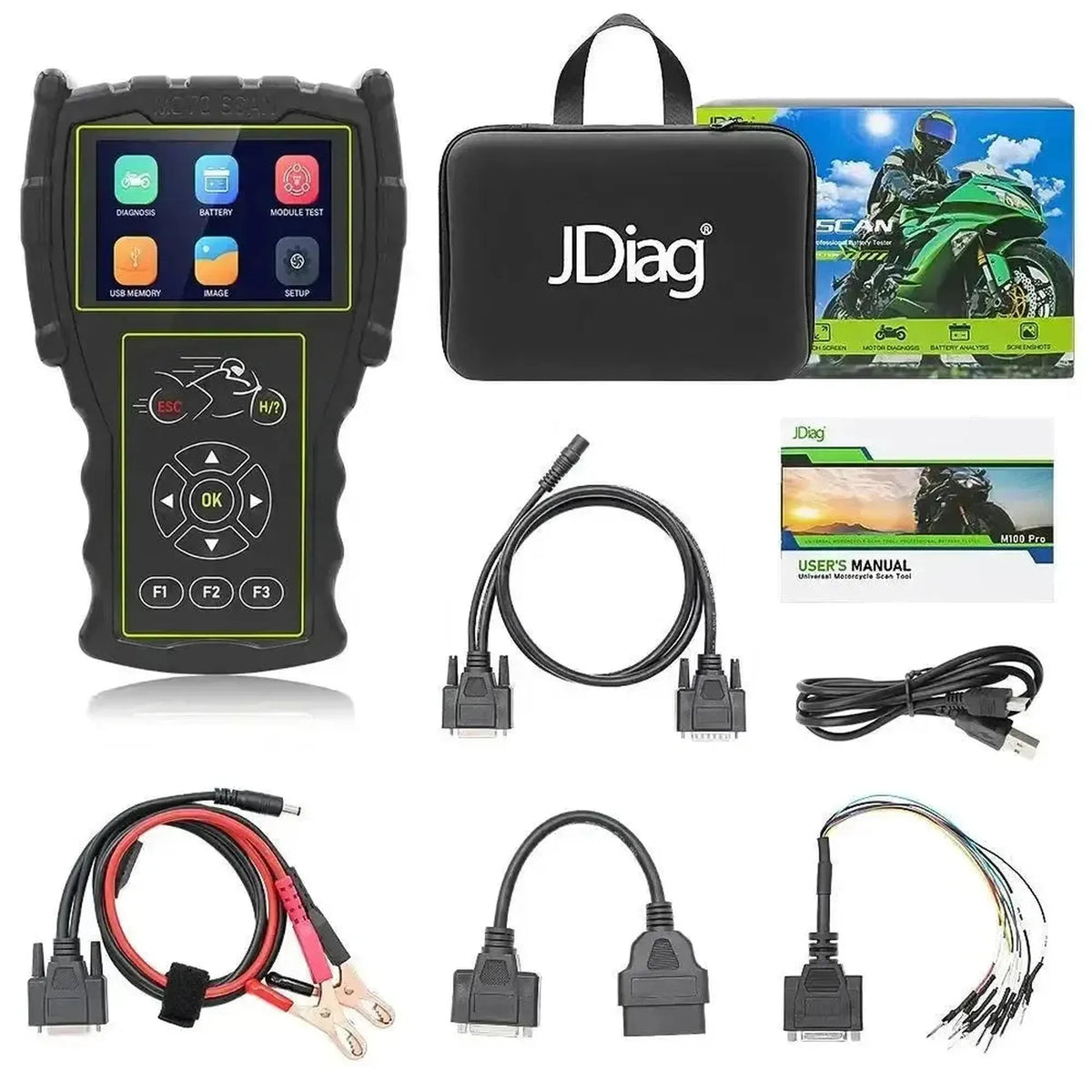 JDiag M100 Pro diagnostický přístroj pro motocykly