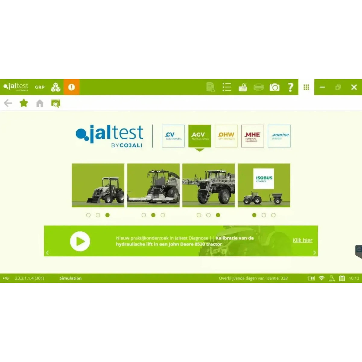 Diagnostický přístroj Jaltest AGV (Agricultural)
