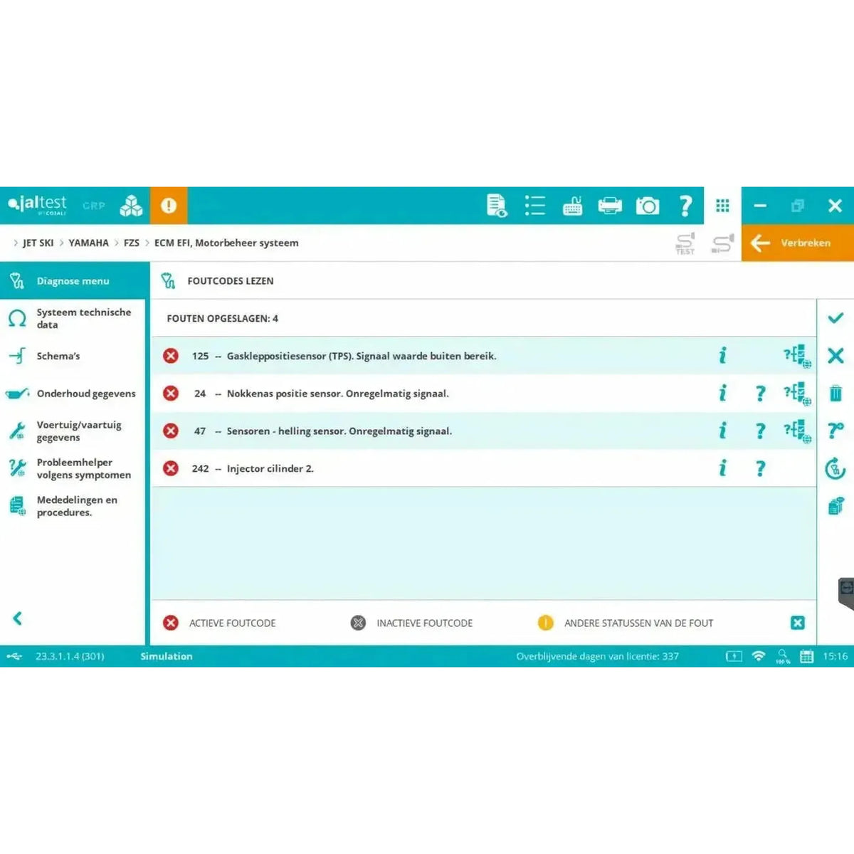Jaltest Marine (Full) diagnostické zařízení