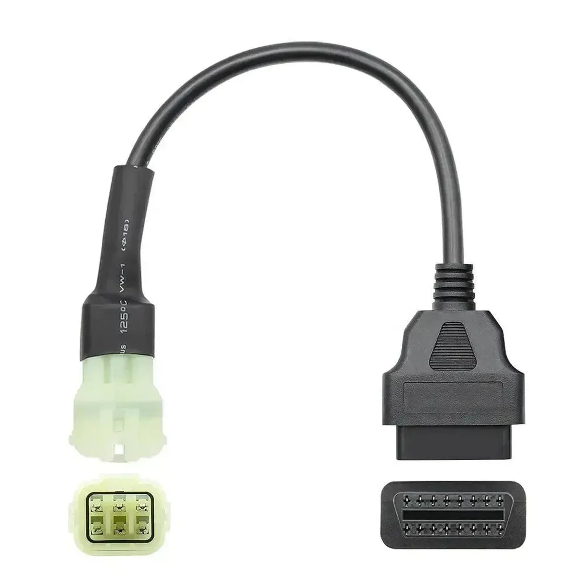 Adaptérový kabel KTM 6-pinový OBD – 16-pinový OBD2 | Motocykl