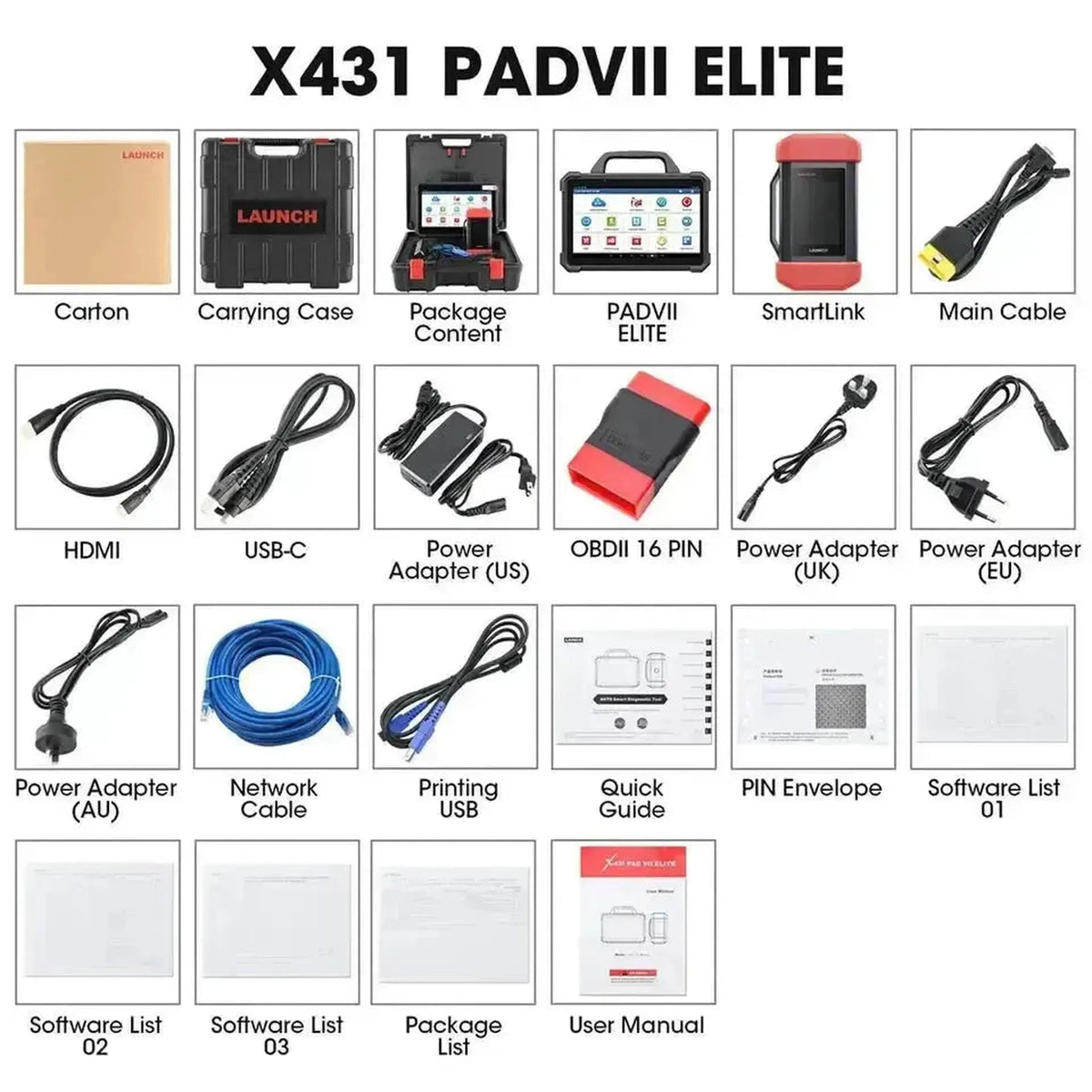 Launch X-431 PAD VII Elite | Diagnostický přístroj | Automobil