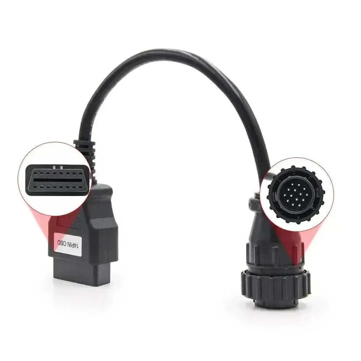 Mercedes (Sprinter) 14-kontaktový OBD1 – 16-kontaktový OBD2 adaptérový kabel | Užitkové vozidlo