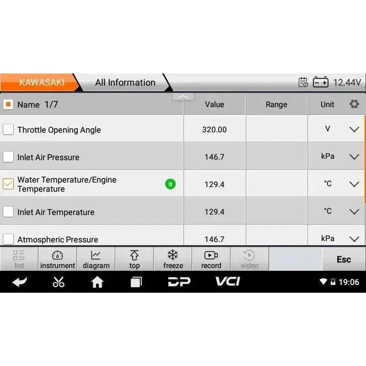 OBDSTAR IScan Kawasaki (Marine) | Diagnostický přístroj | Motorová loď