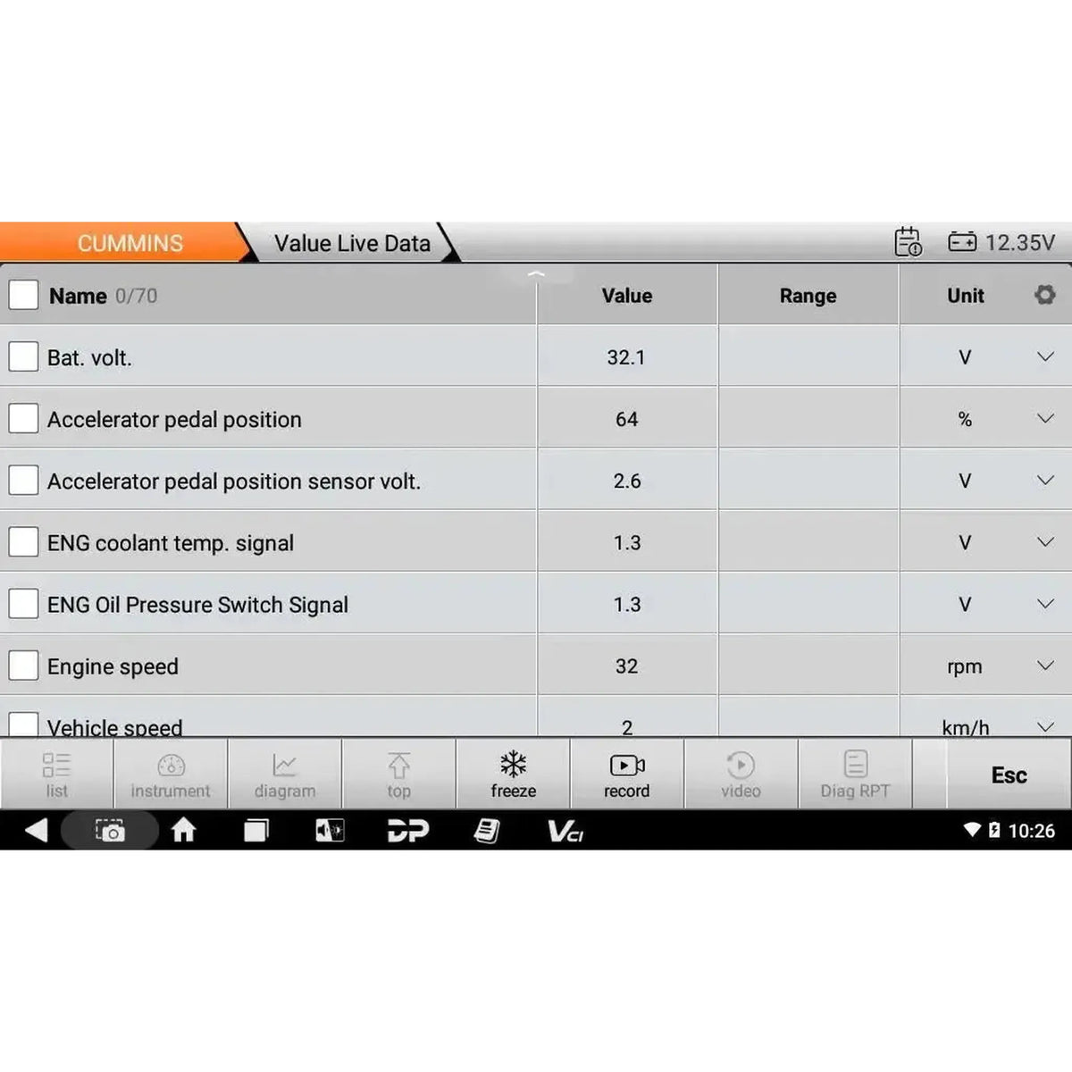 OBDSTAR IScan Pro Cummins (Marine) | Diagnostické zařízení | Motorový člun