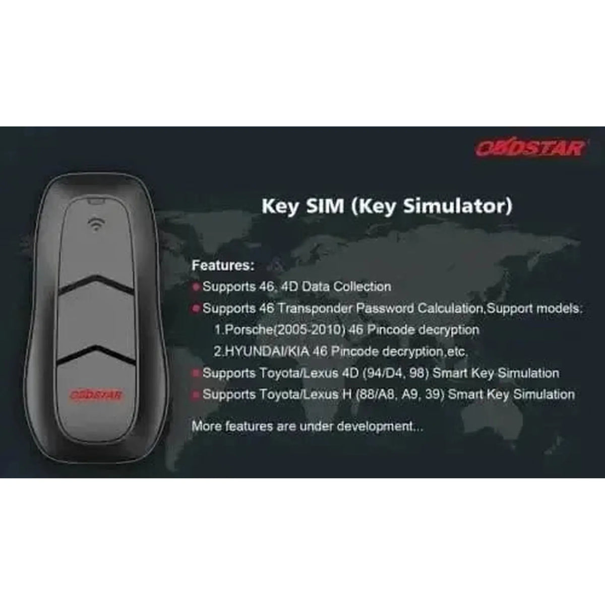 OBDSTAR Key SIM Sleutelsimulator | Příslušenství