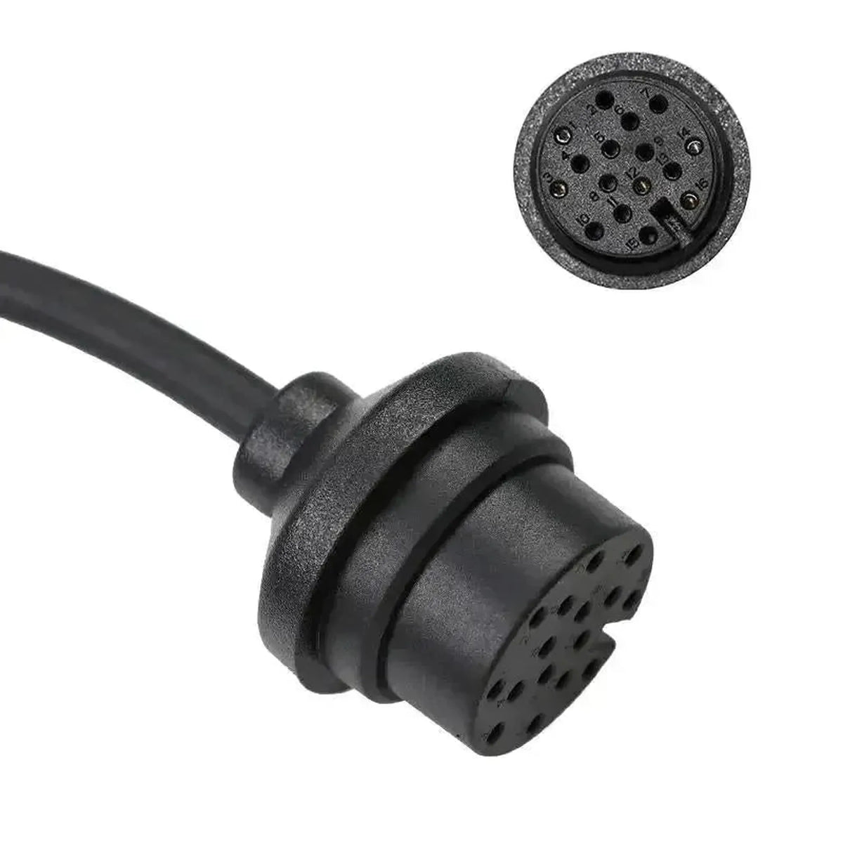 OBDSTAR (TCM-021) | ZF (6HP19/21/26/28/32) 16-kolíkový TCM – 15-kolíkový DB15 adaptační kabel | Osobní automobil