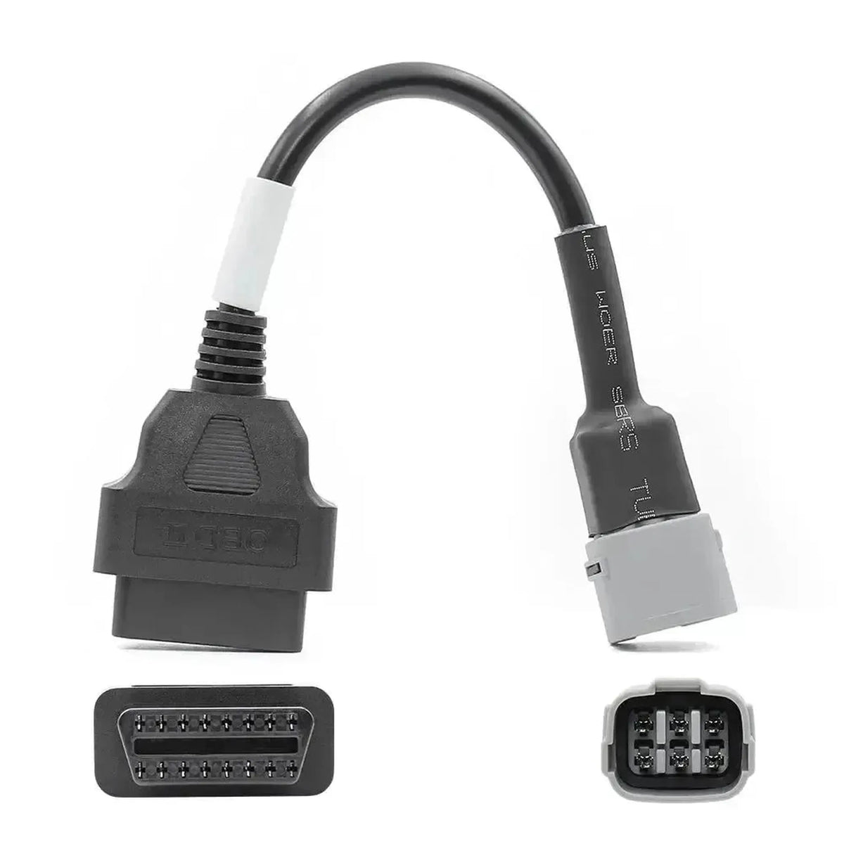 Adaptérový kabel Suzuki 6-pin OBD – 16-pin OBD2 | Motocykl