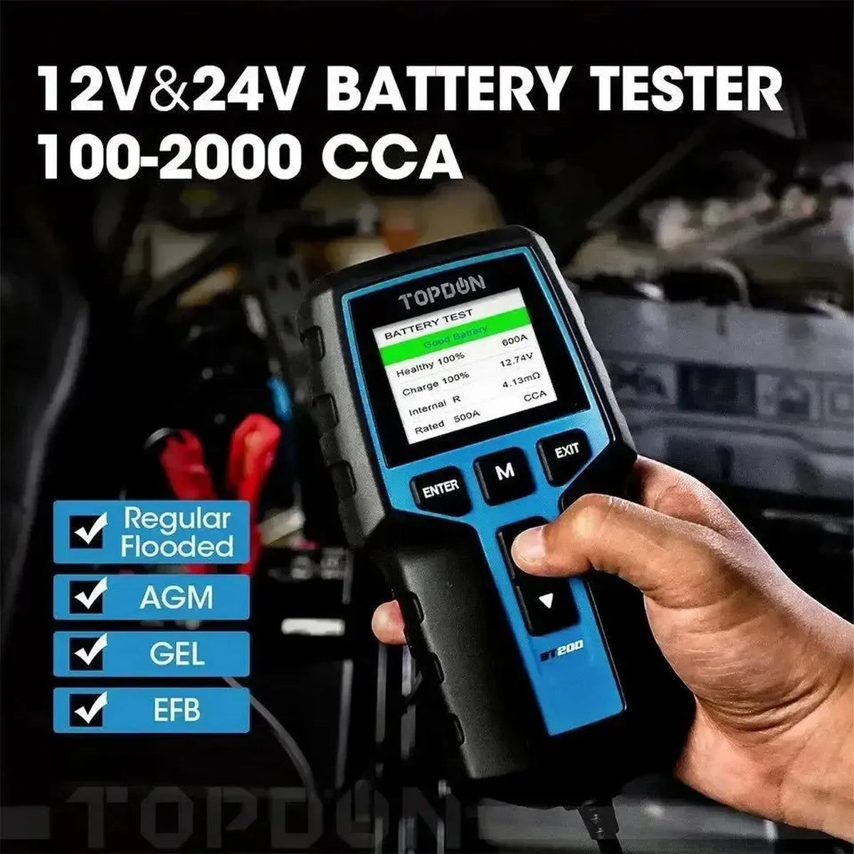 Topdon BT200 | Tester akumulátorů