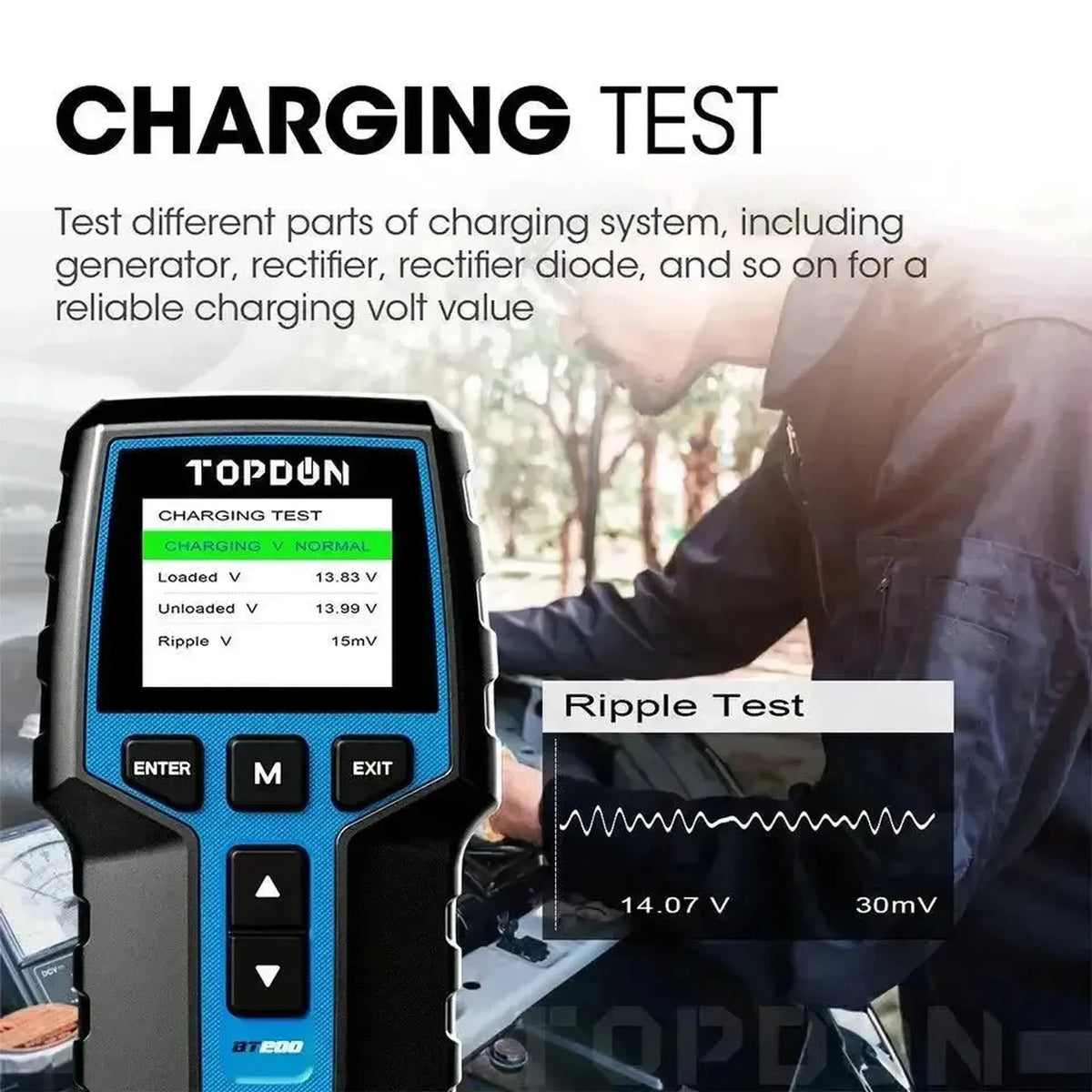 Topdon BT200 | Tester akumulátorů