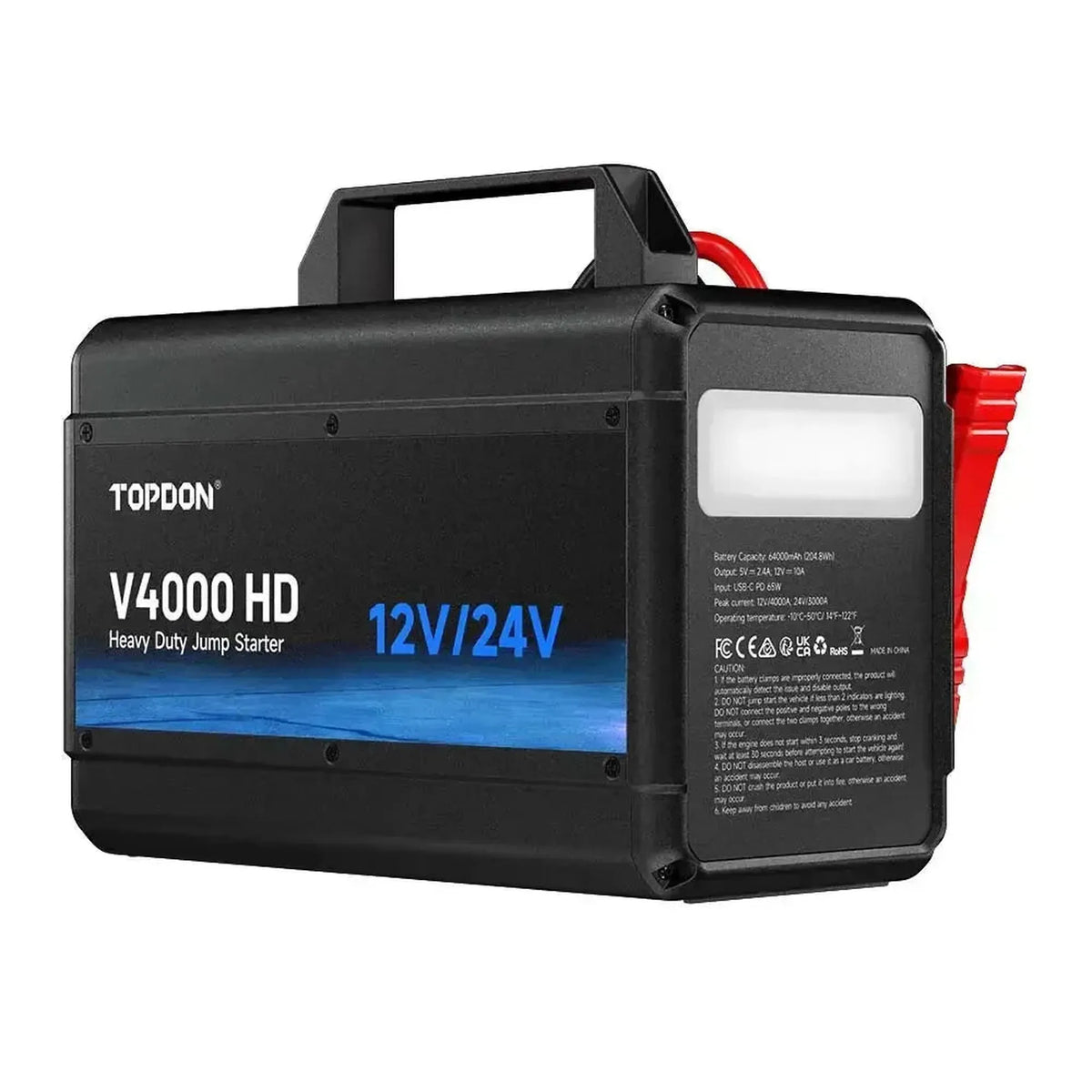 Topdon V4000 HD | Startovací zdroj