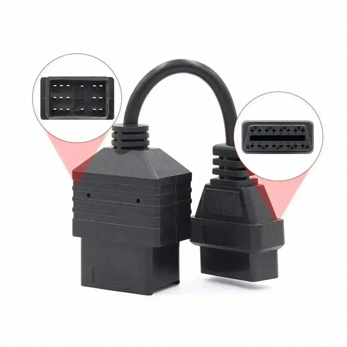 Adaptérní kabel Toyota 17kolíkový OBD1 – 16kolíkový OBD2 | Osobní automobil