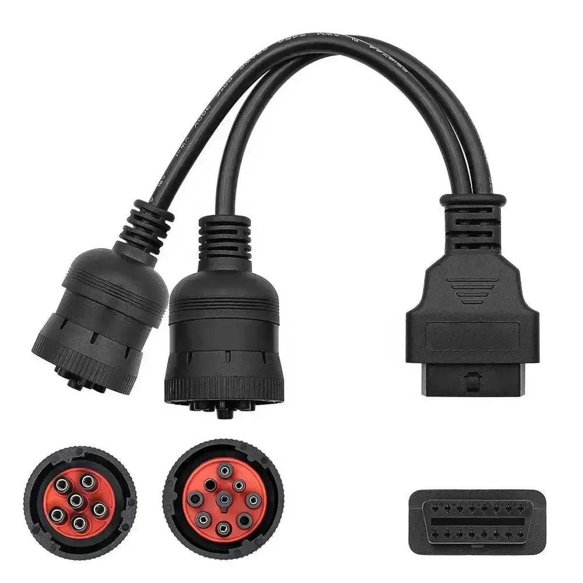 Universální 16kolíkový OBD2 adaptérní kabel J1708+J1939 | Obchodní a pracovní vozidla