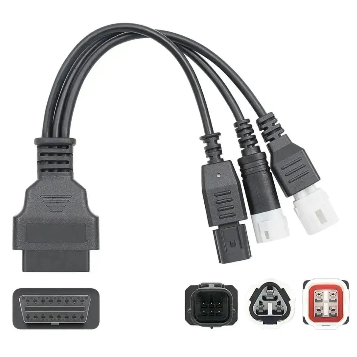 Přepojovací kabel Yamaha 3+4+6-kolíků na 16-kolíkový OBD2 | Motocykl